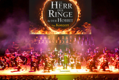Der Herr der Ringe und der Hobbit - Das Konzert. Orchester: Cinema Festival Symphonics am 12.02.2024 in der Stadthalle Aschaffenburg