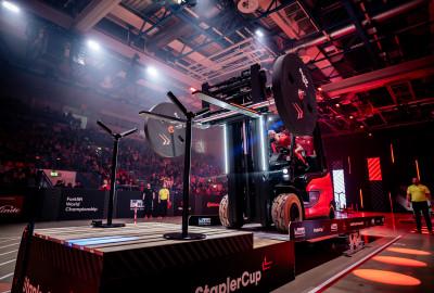 Weltmeisterschaft vor unserer Haust&uuml;r: Aschaffenburg fiebert der Forklift World Championship entgegen